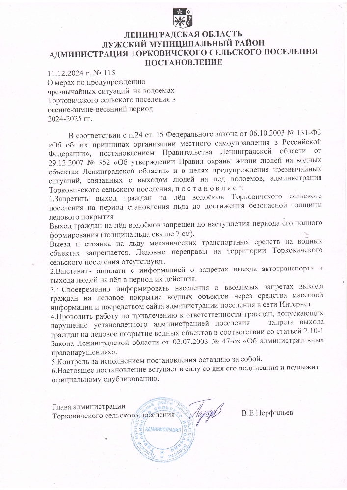 Постановление от 11.12.2024 № 115